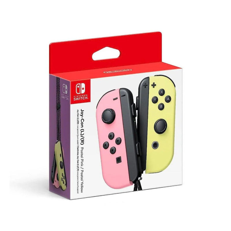 Nintendo Switch Joy-Con Pair - Pastel Pink / Pastel Yellow - وحدة تحكم